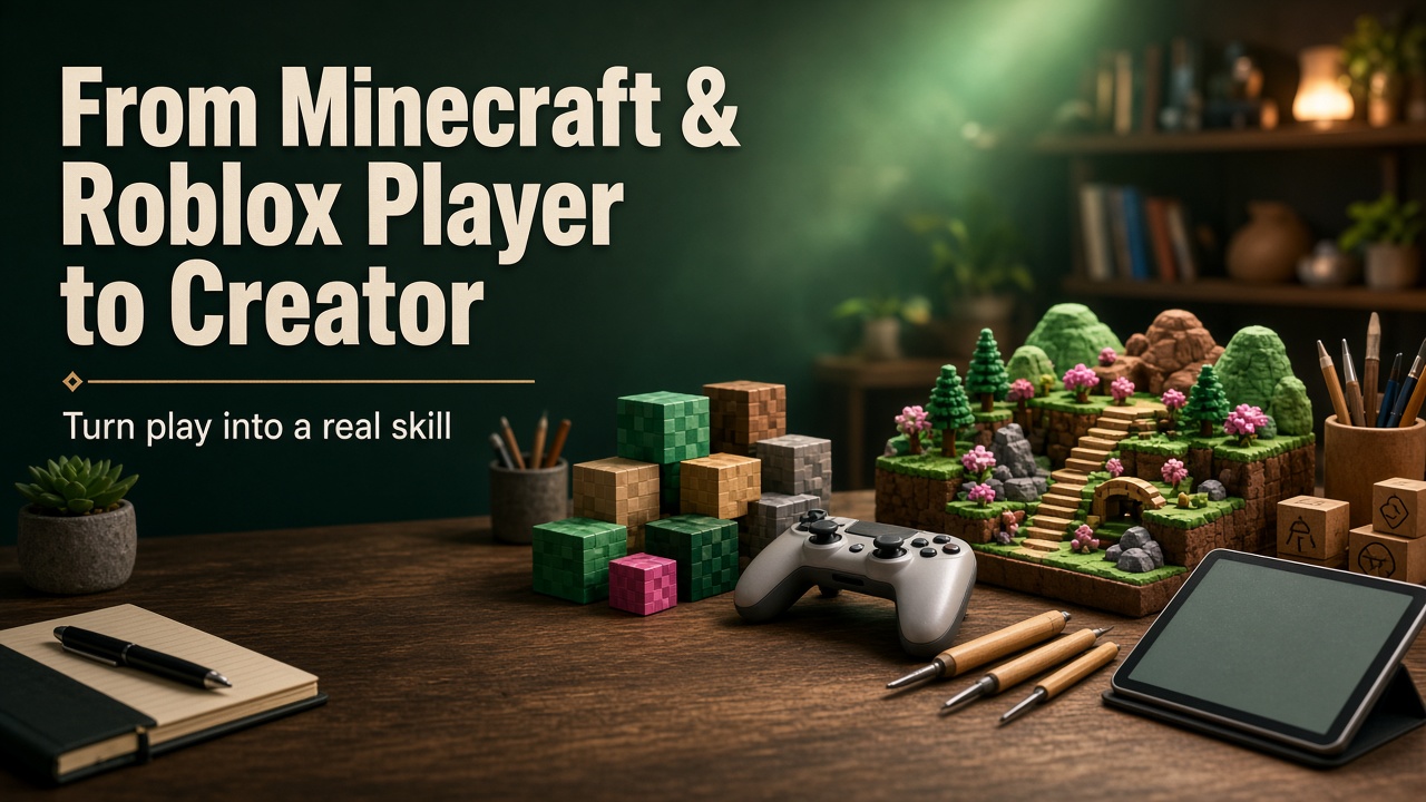 From Minecraft & Roblox Player to Creator